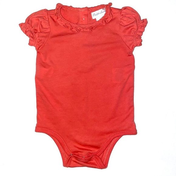 ๐3/$23๐ ralph lauren ruffled bodysuit - Picture 1 of 5